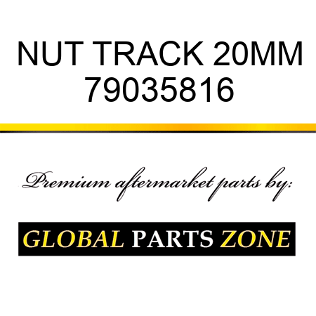 NUT, TRACK 20MM 79035816