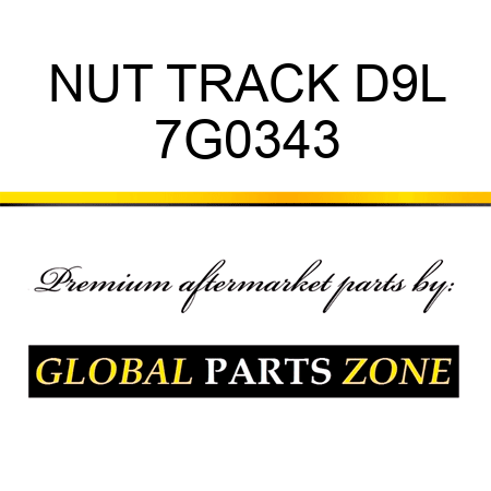 NUT, TRACK D9L 7G0343