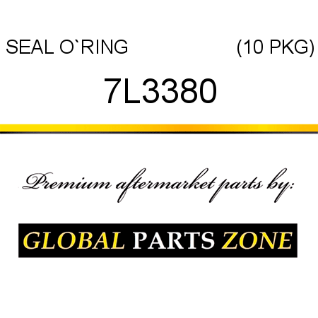 SEAL, O`RING                   (10 PKG) 7L3380