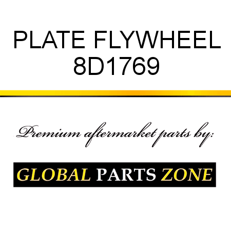 PLATE, FLYWHEEL 8D1769