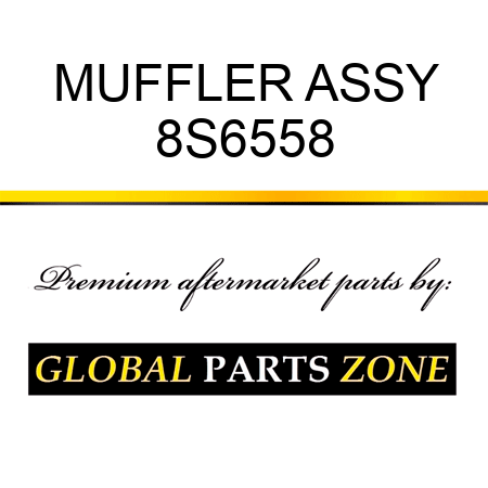 MUFFLER ASSY 8S6558