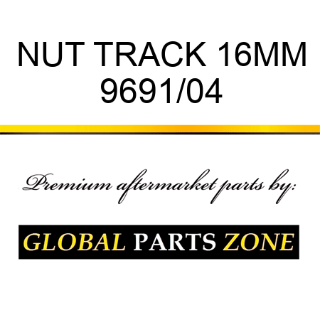 NUT, TRACK 16MM 9691/04