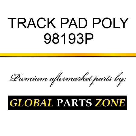 TRACK PAD, POLY 98193P