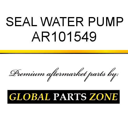 SEAL, WATER PUMP AR101549