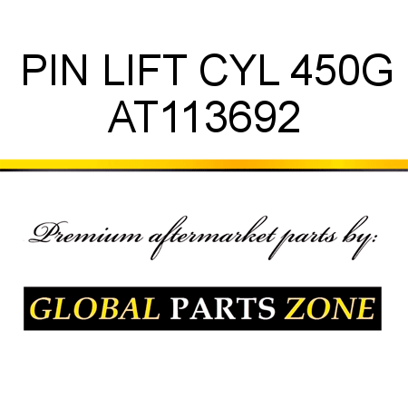 PIN, LIFT CYL 450G AT113692