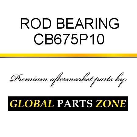 ROD BEARING CB675P10