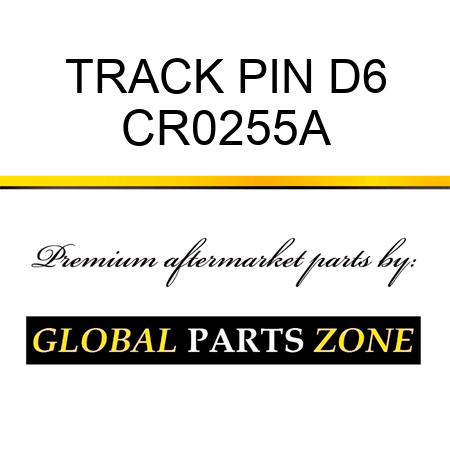 TRACK PIN D6 CR0255A