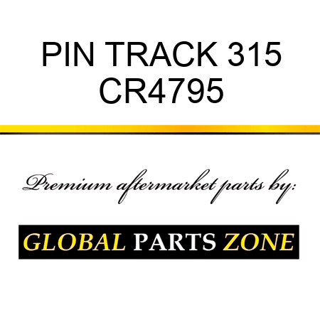 PIN TRACK 315 CR4795