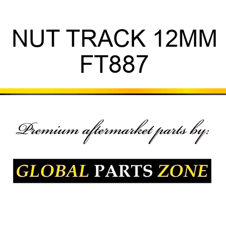 NUT, TRACK 12MM FT887