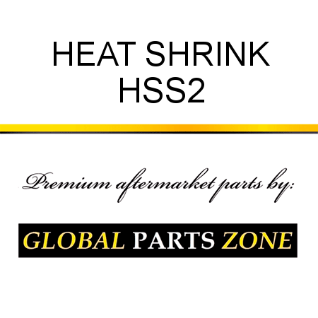 HEAT SHRINK HSS2