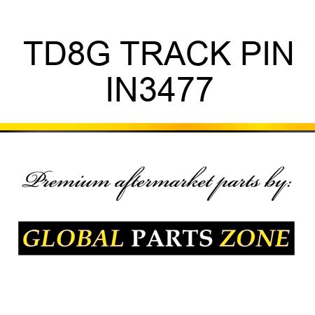 TD8G TRACK PIN IN3477