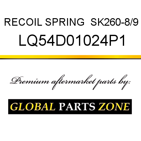 RECOIL SPRING  SK260-8/9 LQ54D01024P1