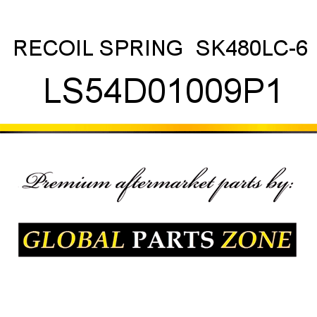 RECOIL SPRING  SK480LC-6 LS54D01009P1