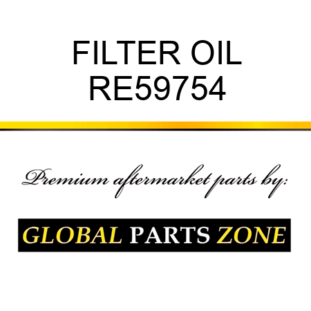 FILTER, OIL RE59754