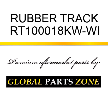 RUBBER TRACK RT100018KW-WI