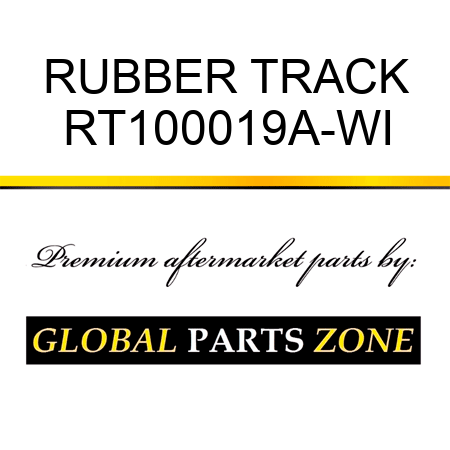 RUBBER TRACK RT100019A-WI