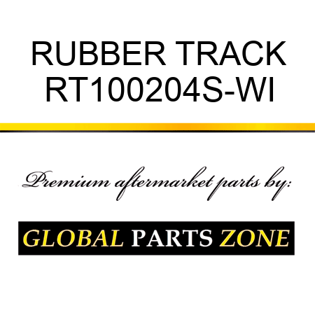 RUBBER TRACK RT100204S-WI