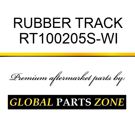 RUBBER TRACK RT100205S-WI