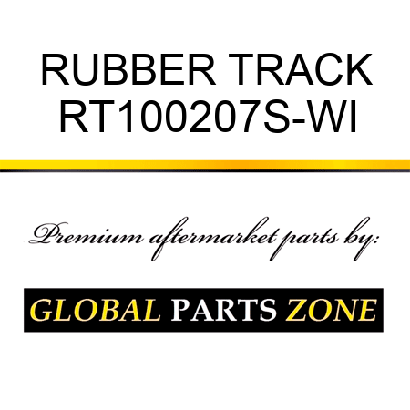 RUBBER TRACK RT100207S-WI