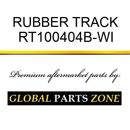 RUBBER TRACK RT100404B-WI