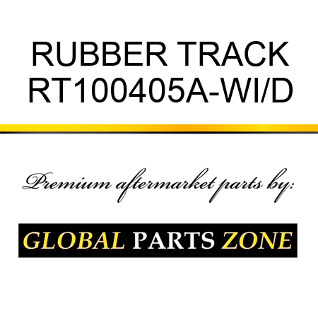 RUBBER TRACK RT100405A-WI/D