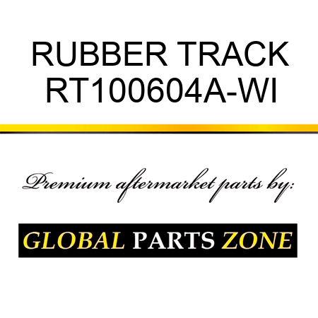 RUBBER TRACK RT100604A-WI
