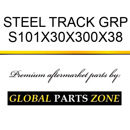 STEEL TRACK GRP S101X30X300X38