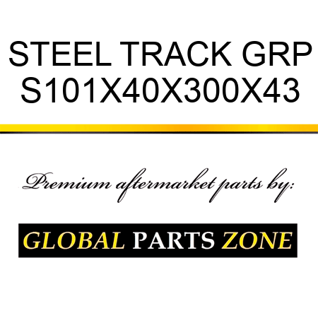 STEEL TRACK GRP S101X40X300X43