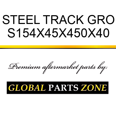 STEEL TRACK GRO S154X45X450X40
