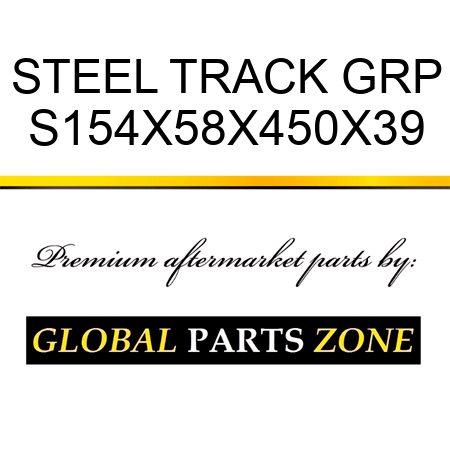 STEEL TRACK GRP S154X58X450X39