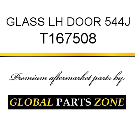 GLASS, LH DOOR 544J T167508