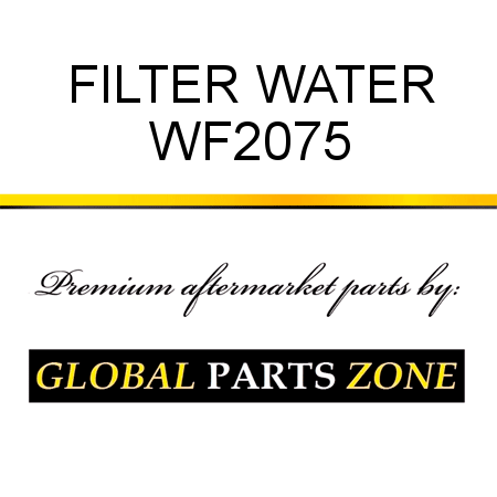 FILTER, WATER WF2075