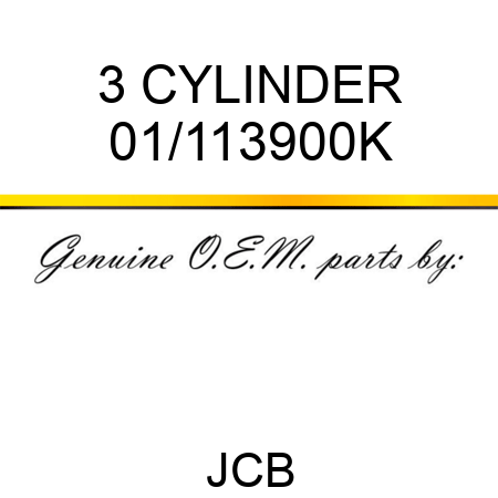 3 CYLINDER 01/113900K