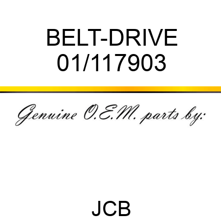 BELT-DRIVE 01/117903