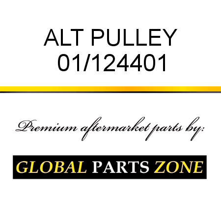 ALT PULLEY 01/124401
