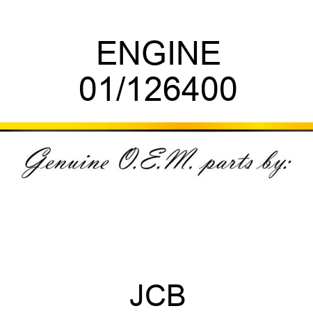 ENGINE 01/126400
