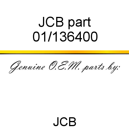 JCB part 01/136400