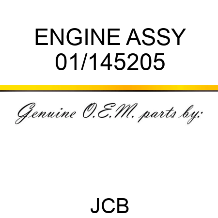 ENGINE ASSY 01/145205