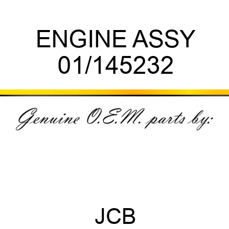 ENGINE ASSY 01/145232