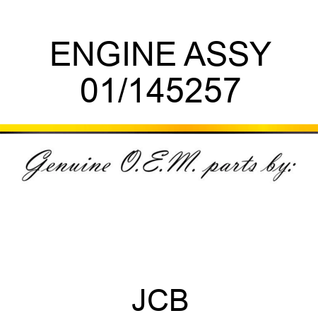 ENGINE ASSY 01/145257