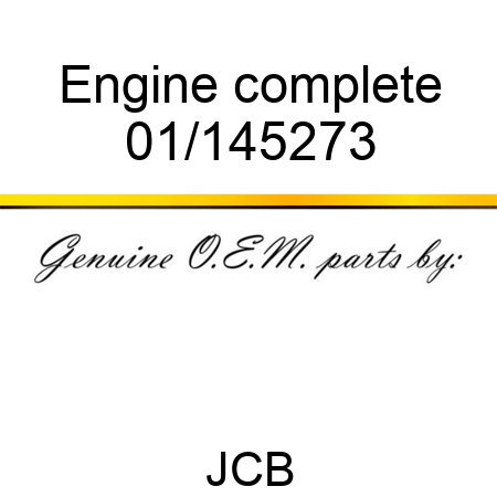Engine complete 01/145273