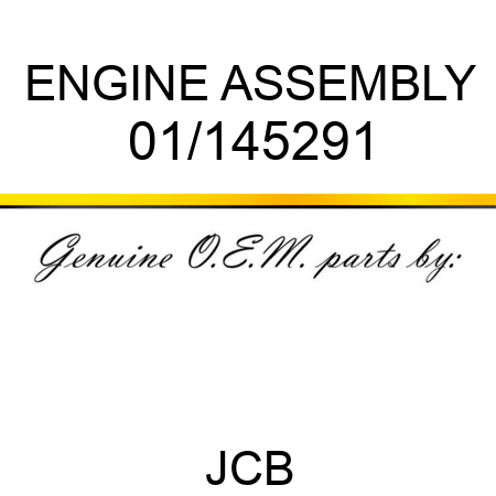 ENGINE ASSEMBLY 01/145291