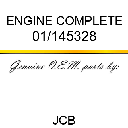 ENGINE COMPLETE 01/145328