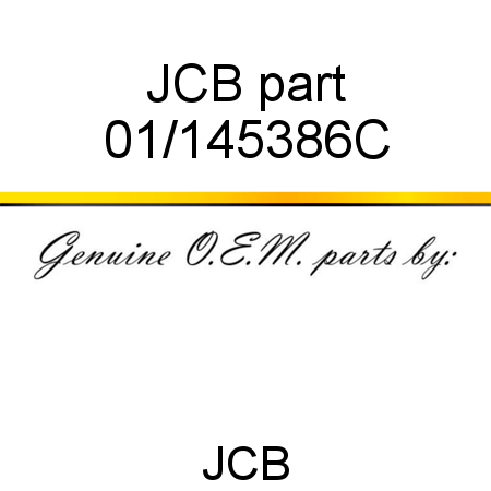 JCB part 01/145386C