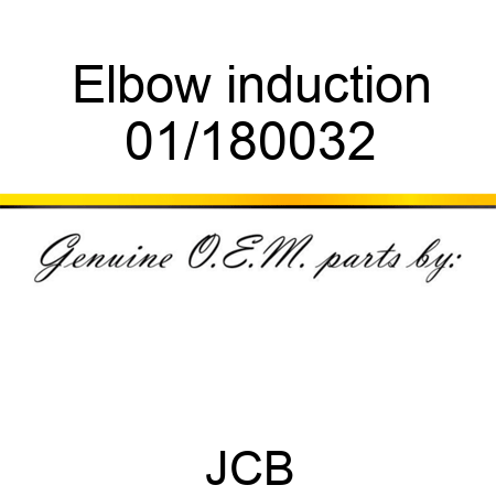 Elbow induction 01/180032