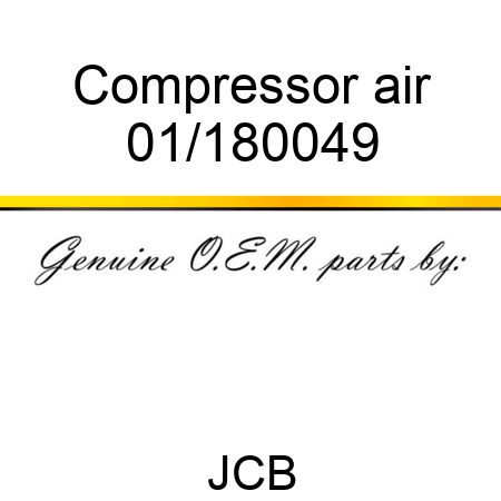 Compressor air 01/180049