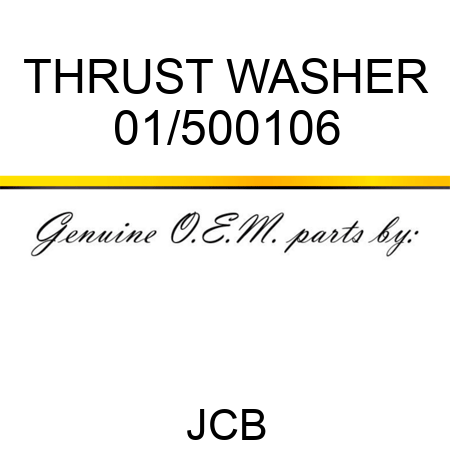 THRUST WASHER 01/500106