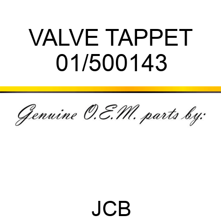 VALVE TAPPET 01/500143