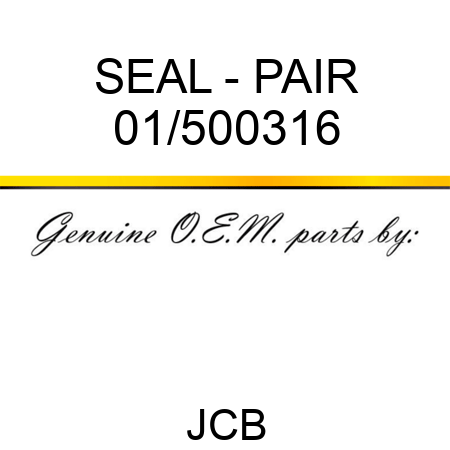 SEAL - PAIR 01/500316