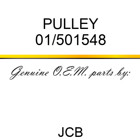 PULLEY 01/501548